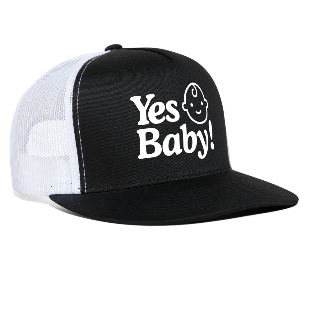 Yes Baby Trucker Cap - black/white