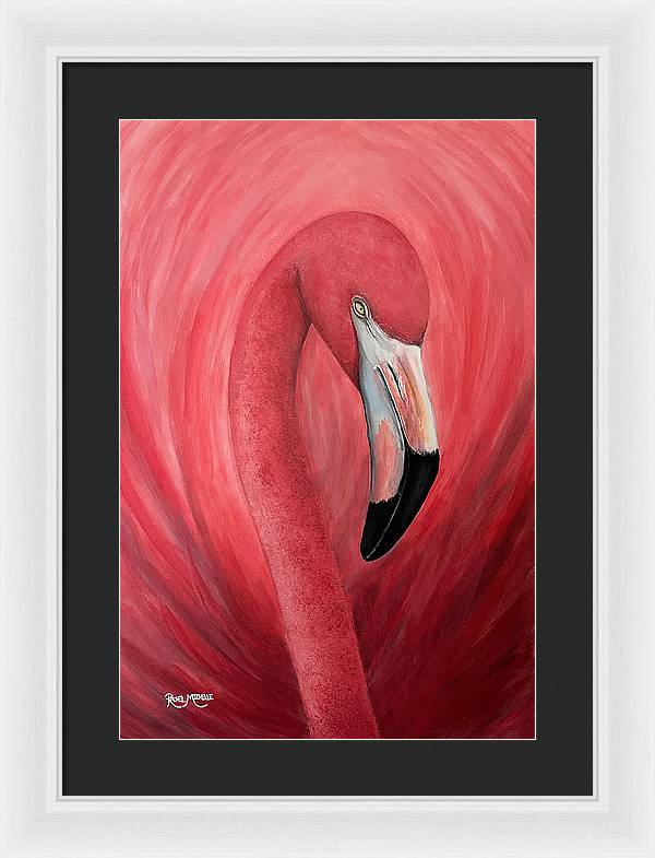 Flamenco Alas de Fuego - Framed Print
