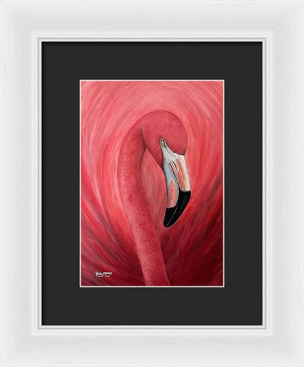 Flamenco Alas de Fuego - Framed Print