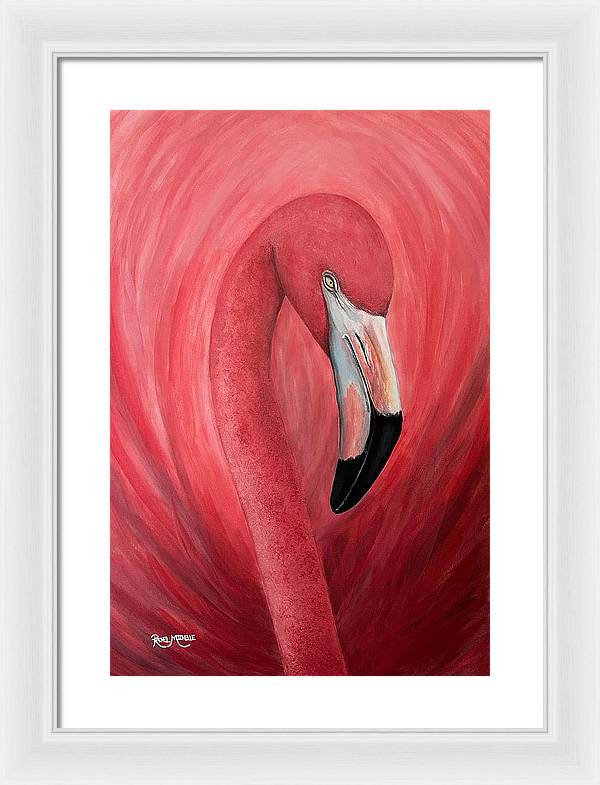 Flamenco Alas de Fuego - Framed Print