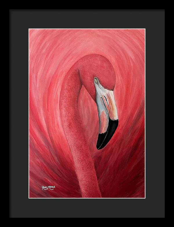 Flamenco Alas de Fuego - Framed Print