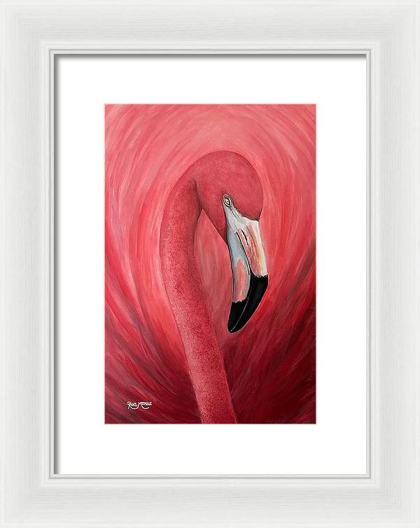Flamenco Alas de Fuego - Framed Print