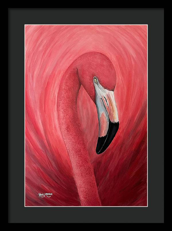 Flamenco Alas de Fuego - Framed Print