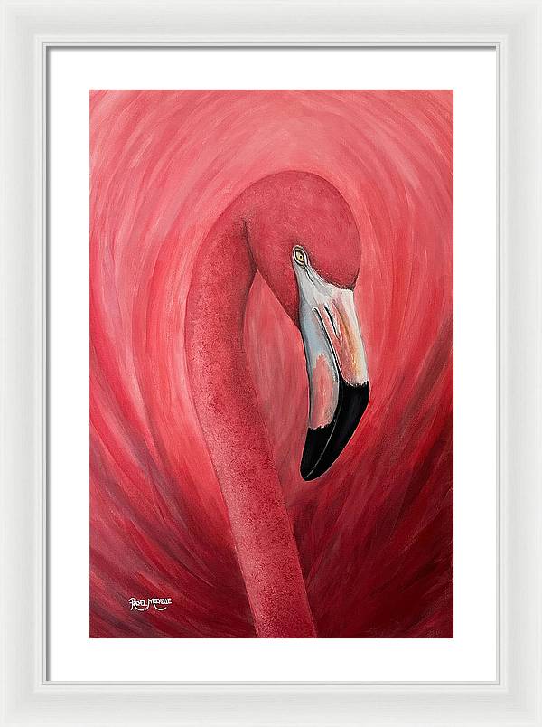 Flamenco Alas de Fuego - Framed Print