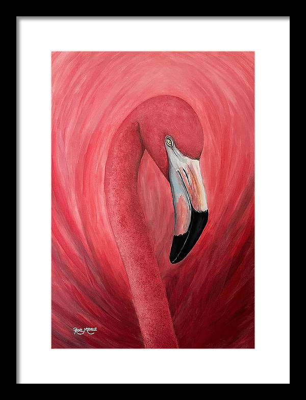 Flamenco Alas de Fuego - Framed Print