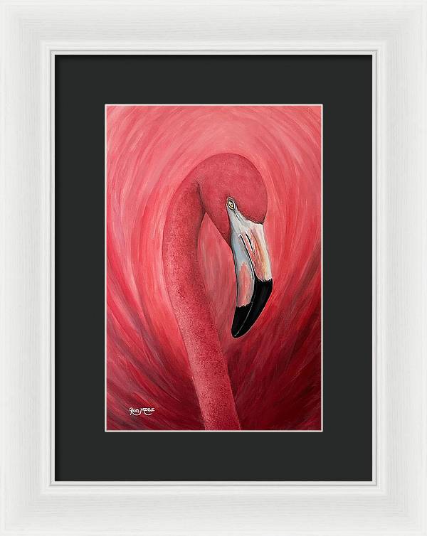 Flamenco Alas de Fuego - Framed Print
