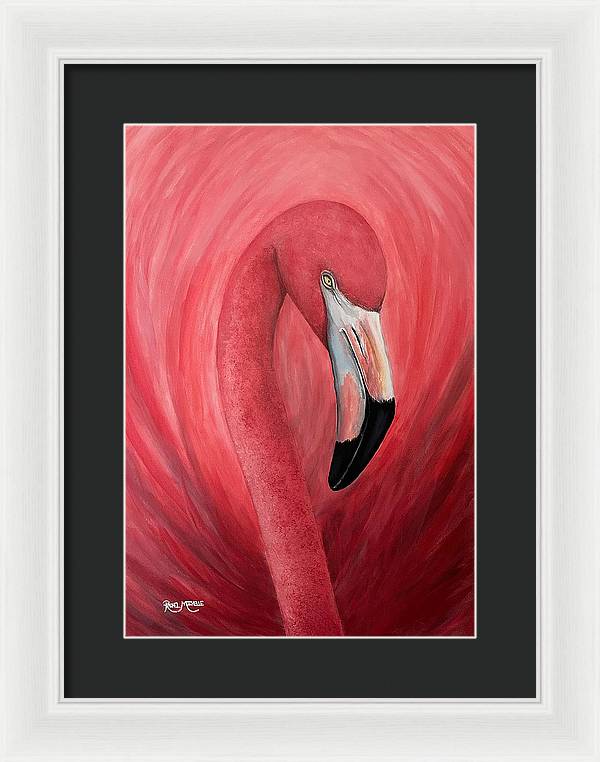 Flamenco Alas de Fuego - Framed Print