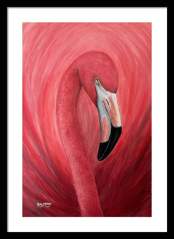 Flamenco Alas de Fuego - Framed Print