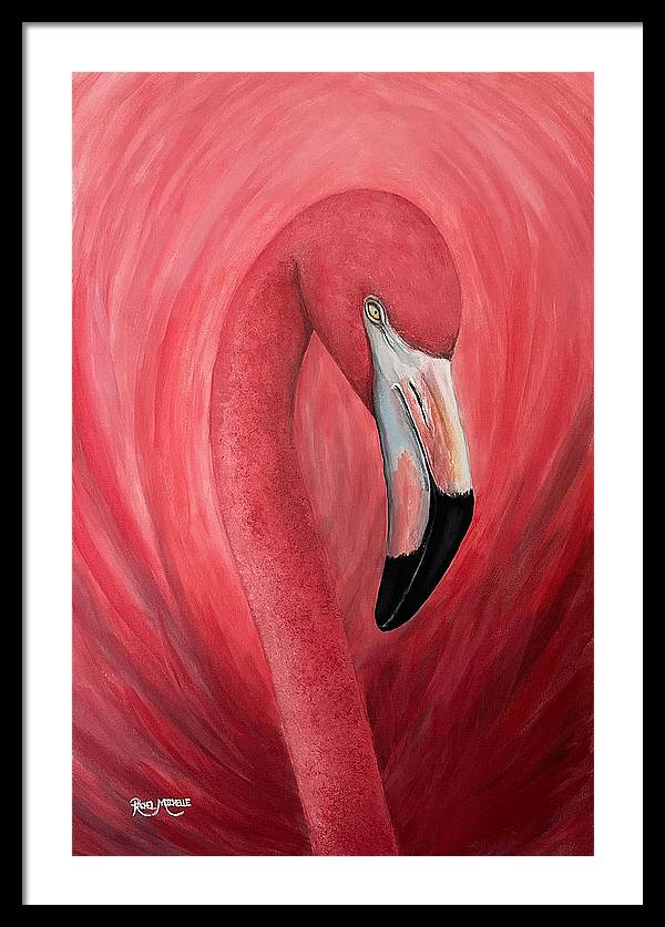 Flamenco Alas de Fuego - Framed Print
