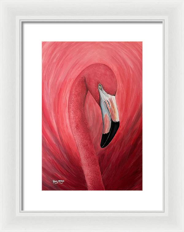 Flamenco Alas de Fuego - Framed Print