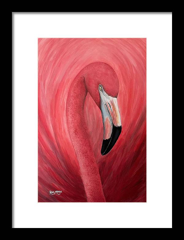Flamenco Alas de Fuego - Framed Print