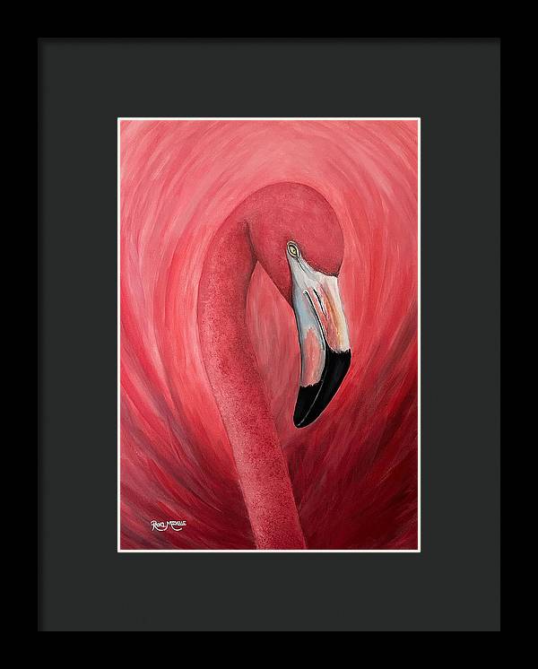 Flamenco Alas de Fuego - Framed Print