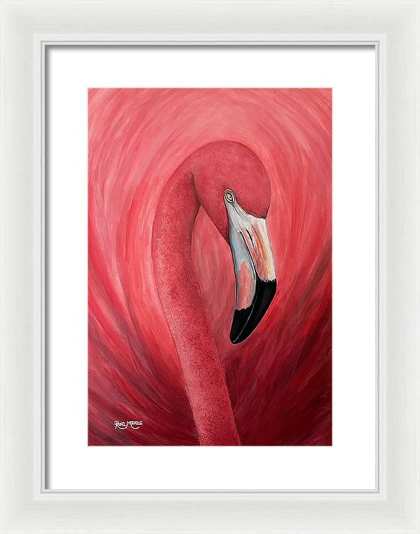 Flamenco Alas de Fuego - Framed Print