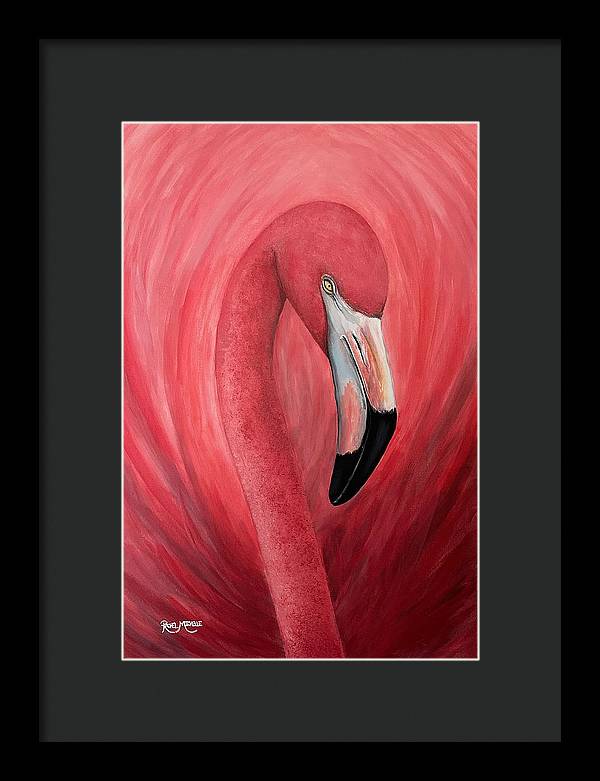 Flamenco Alas de Fuego - Framed Print
