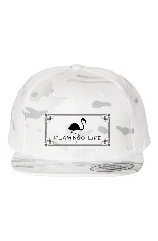 Flamingo Life Embroidered Camo Hat - The Flamingo Shop
