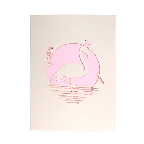Pop up Flamingo 3D Card - The Flamingo Shop