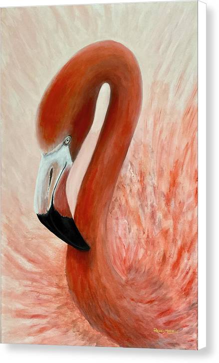 Flamenco de Fuego - Canvas Print