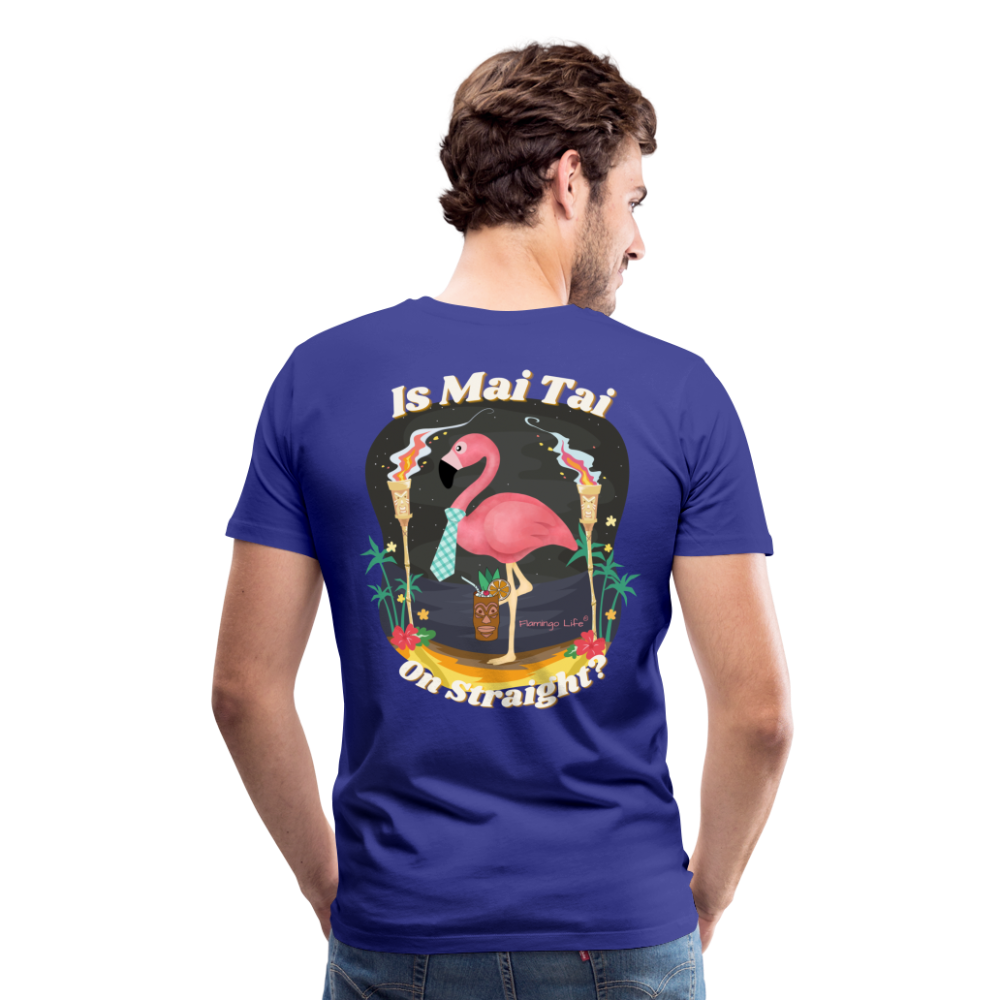 Is Mai Tai on Straight Men's T-Shirt - royal blue