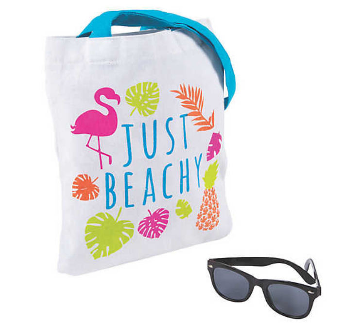 Just Beachy Flamingo Tote - The Flamingo Shop